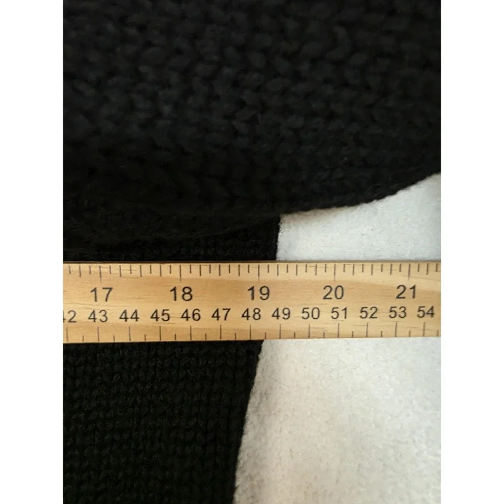Vintage Cadet Store West Point black Wool Military Sweater Rare